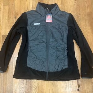Columbia Women's Basin Butte Black and Gray Jacket New With Tags